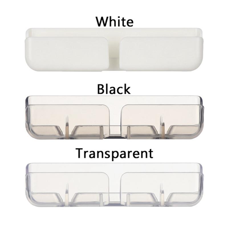 3 Pcs Practical Desktop USB Cable Fixed Organizer Clamp Buckle Line Wire Holder Cable Clip Cord Winder