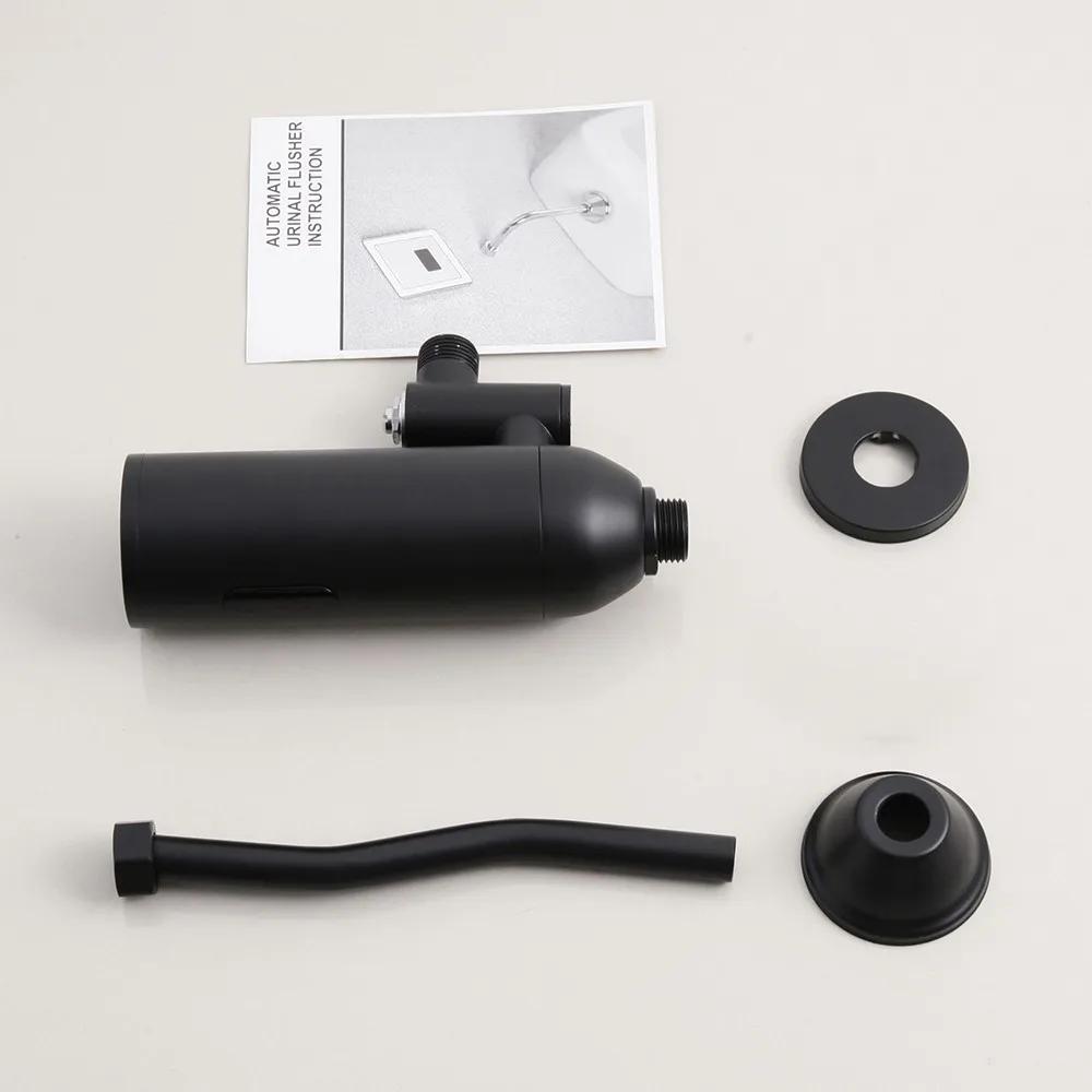YANKSMART Urinal Bathroom Toilet Automatic Flush Valve Sensor Urinals Wall Mounted Faucet Touch Tap DC & AC Bath Accessory