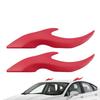 Car Dragon Horns Decoration 2 Pieces Car Decorations Exterior No-Drill Modification Attachment 3D for Bike Motorcycle Truck Atv