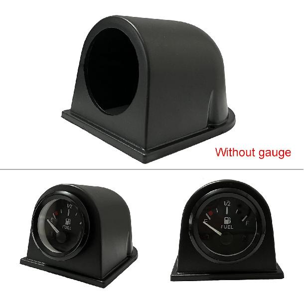 Black Universal 2" 52mm Single 1 Hole Dash Gauge Console Dashboard Pod Holder