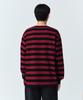 MUSINSA STANDARD Bold Stripe Long Sleeve T-Shirt [Black/Red]