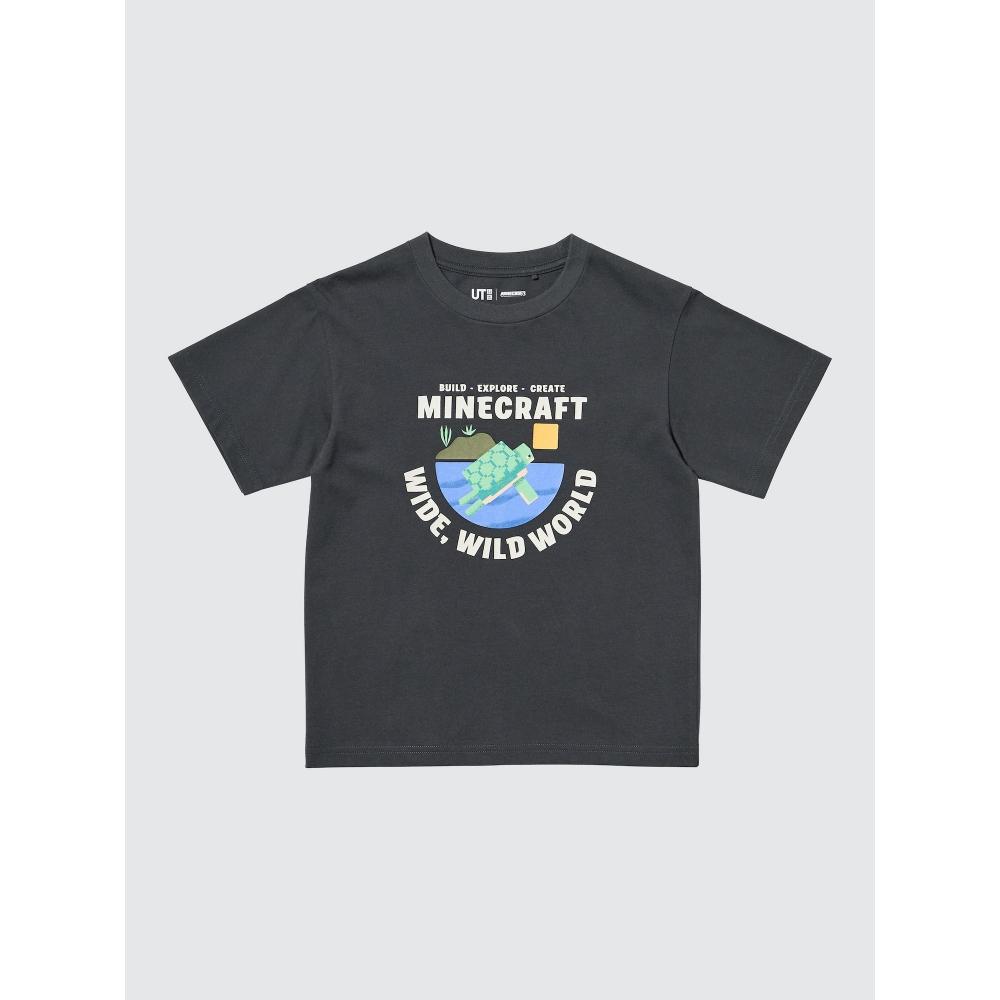Uniqlo Kids MinecrafT UT  GrapHic T  sHorT Sleeve  H