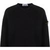 STONE ISLAND Ss22 Logo Pullover Long Sleeve Sweatshirt Men Sweatshirt Black 761566360-V0029