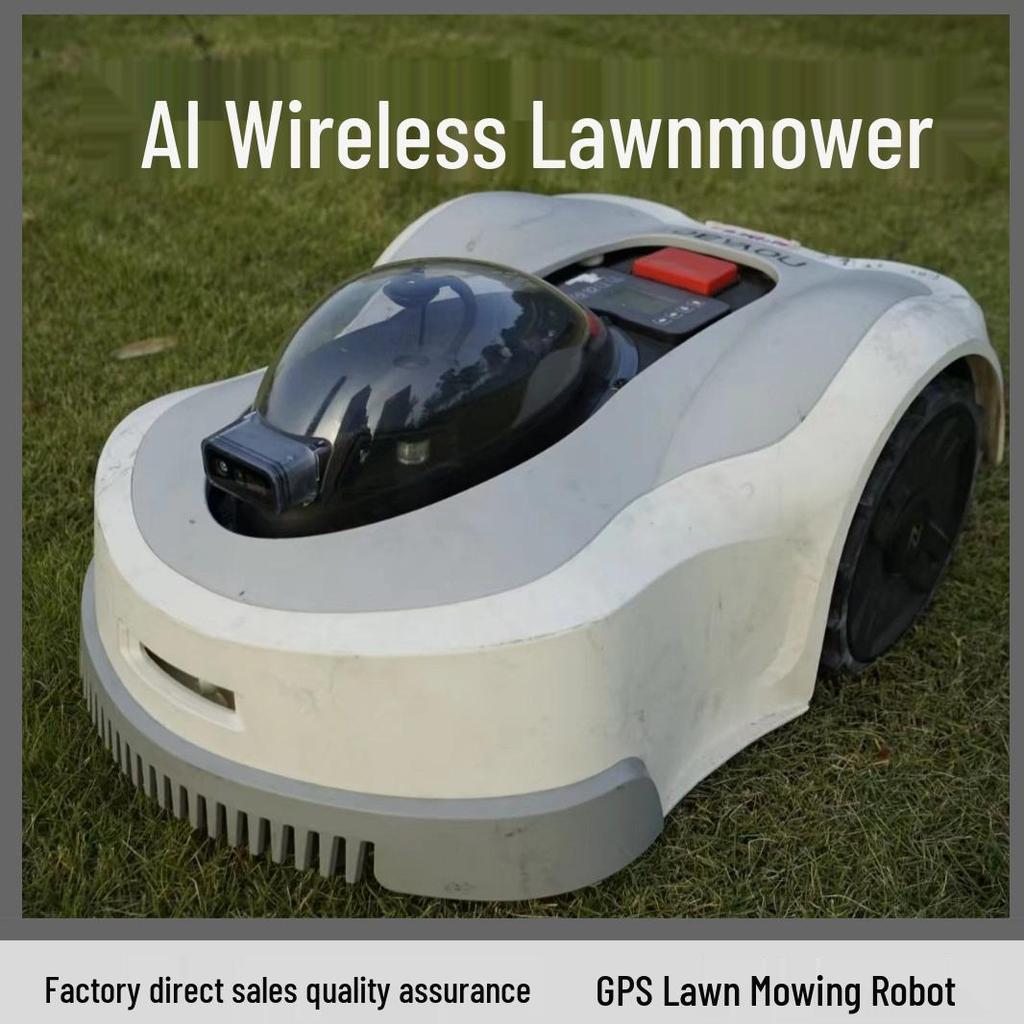 Intelligent GPS Robotic Lawn Mower with Path Planning and Weeding Functions