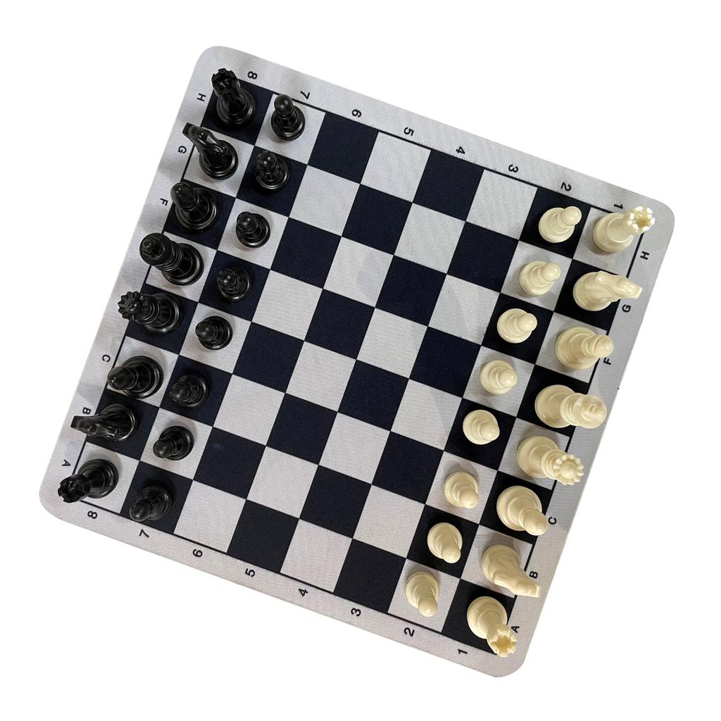 Internationales Schachspiel Professioneller Standard Handgefertigt Tragbares Schachspielbrett-Set für Kinder Erwachsene