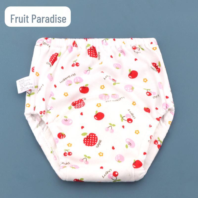 Chilot de scutec de pânză pentru bebeluși respirabil cu șase straturi, lavabil și pantaloni de antrenament impermeabili