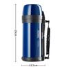 Thermos Stainless Steel Large Capacity Outdoor Portable Travel Flask FDH-1705