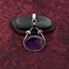 Amethyst Edelstein Anhänger Edelstein : 925er Sterlingsilber Handgefertigter Schmuck Anhänger