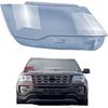 Compatible for Ford Explorer 2016 2017 2018 Headlamp Transparent Cover Headlight Shell Lampshade Case Plexiglass Replace Original Lens(Left)
