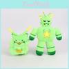 Adorable Regretevator Gnarpy Plush Cat Toy Soft Green Stuffed Animal For Kids
