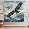 The Eagle Soars Bathroom Curtain Living Room Kitchen Curtains 2 Pieces Window Curtains Home Tulle In Kitchen Blinds Tentacles