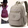 Ladies' Lightweight, Large Capacity Stylish Black Commuter Travel Backpack with Adjustable Shoulder Straps, School and Leisure B
