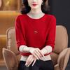 Half Turtleneck Pullover Loose Long-sleeved Multicolor Knitted Sweater for Women Trendy Casual Sweater Autumn and Winter Top