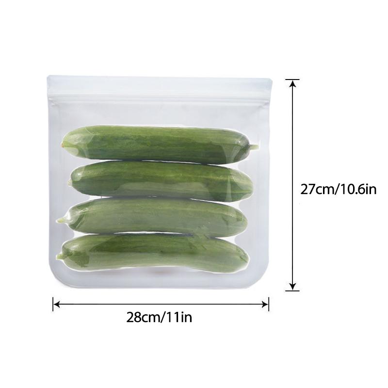 Silikon-Aufbewahrungsbeutel für Lebensmittel, wiederverwendbar, Stand-Up-Beutel mit Reißverschluss, auslaufsichere Behälter, Frischhaltebeutel, Frischhaltebeutel mit Druckverschluss