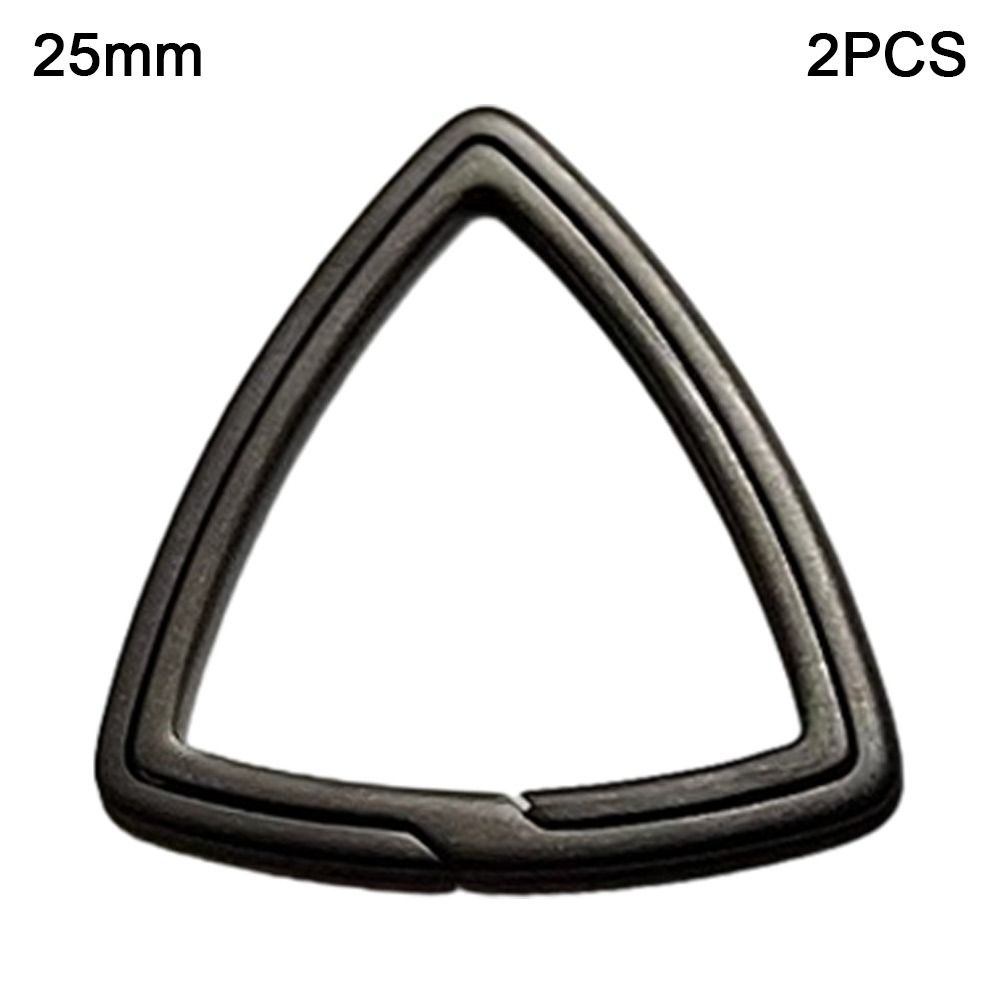 

2 шт. Титановый сплав брелоки супер легкие брелки пряжка мужской креативный подарок 25mm-Round Edges