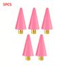 5Pcs Nail Dotting Wax Pen Replaceable Head Beads Rhinestones Gems Picker Dotting Pen Manicure Self-adhesive Nail Art Tools
