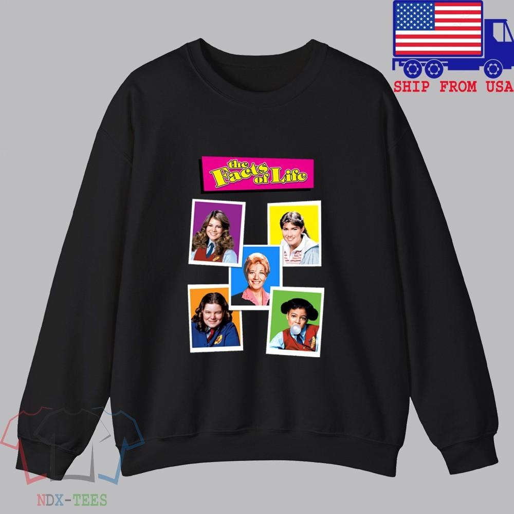 The Facts Of Life Retro TV Show Men#039;s Black Size S to 3XL Unisex T-Shirt L