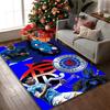 [Rangers FC Printed Carpet] Durable Home and Office Area Rug, Kitchen Farmhouse Decorative Floor Mat