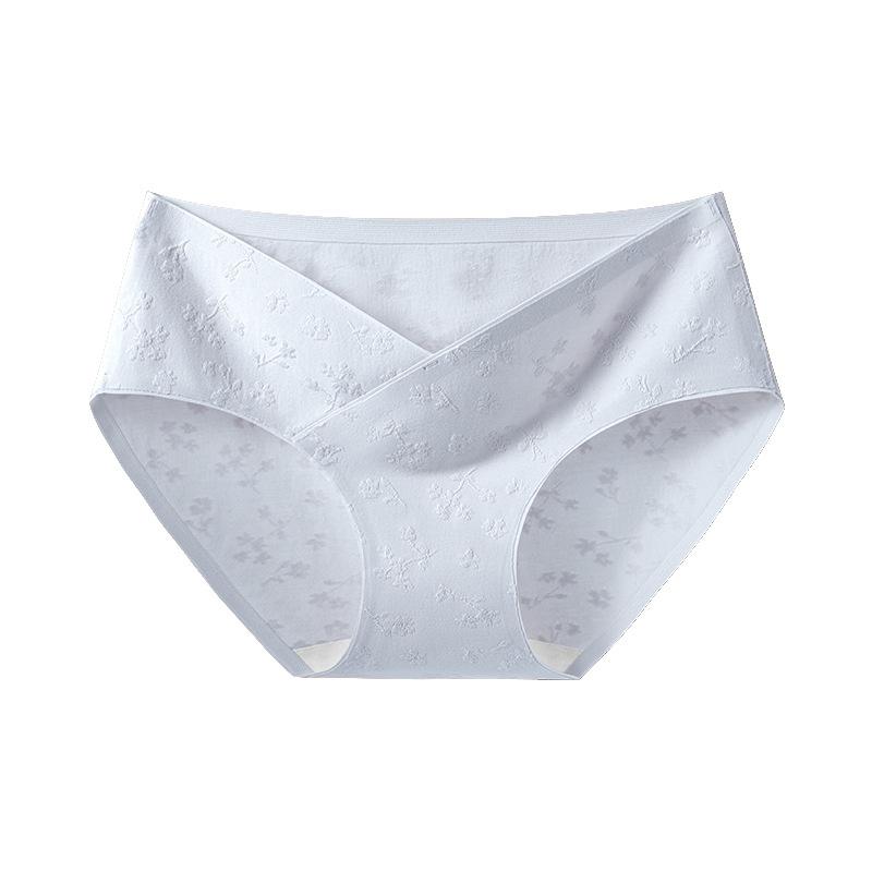 

Женское весенне-осеннее нижнее белье из чистого хлопка с антибактериальной ластовицей Клевер на удачу для беременных XXL