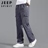 JEEP SPIRIT Men's Loose Fit Cargo Pants