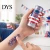 Independence Day Glitter Patriotic Red White and Blue Body Stick, 4th of July Accessories for Women Kids, Sparkling Self-adhesive For Face Hair