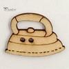 Tool 50pcs Sewing Cute Shape Wooden Buttons Diy Needlework Scrapbooking Craft
