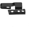 Wiper Blade Adapter, 3392390298 2 Pcs Metal Car Automotive Front Windshield Wiper Arm Adapter Mounting Kit Universal Black with Mounting Screws