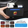 Self Adhesive Car Side Door Storage Pocket Sticky Organizer Bag For Abarth Fiat Grande Punto Tipo Stilo Ducato Palio 500x WN1