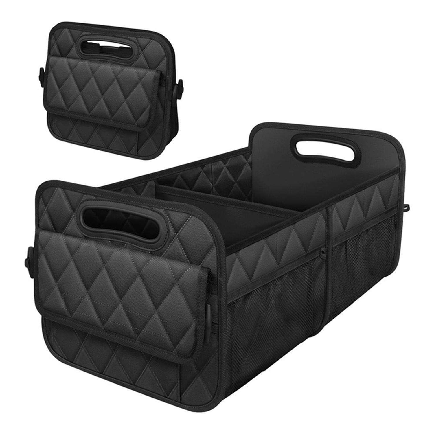 

Car Trunk Storage Box - Interior Supplies - Vehicle Boot Organizer - Durable - Easy to Install - Black/Other Colors Available чёрный
