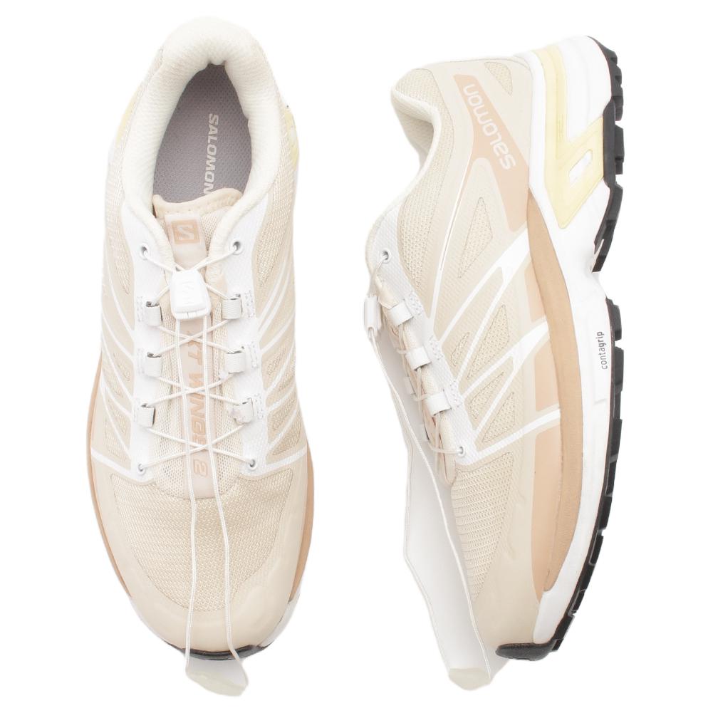 SALOMON Xt-Wings 2 Turtle Dove Round Toe Comfortable Shock Absorbing Durable Low Top Outdoor Functional Shoes Unisex Shoes Beige L47105100