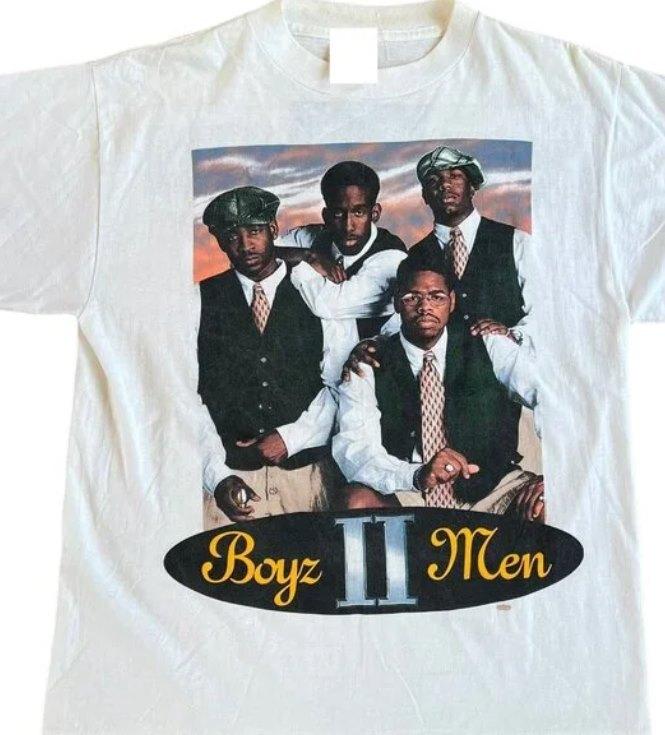 

Retro WINTERLAND Boyz II Men All Around The World 1995 Tour Tshirt 4XL