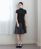 Keulleiseu Short Sleeve T-Shirt With Waist Ribbon Detail_Black