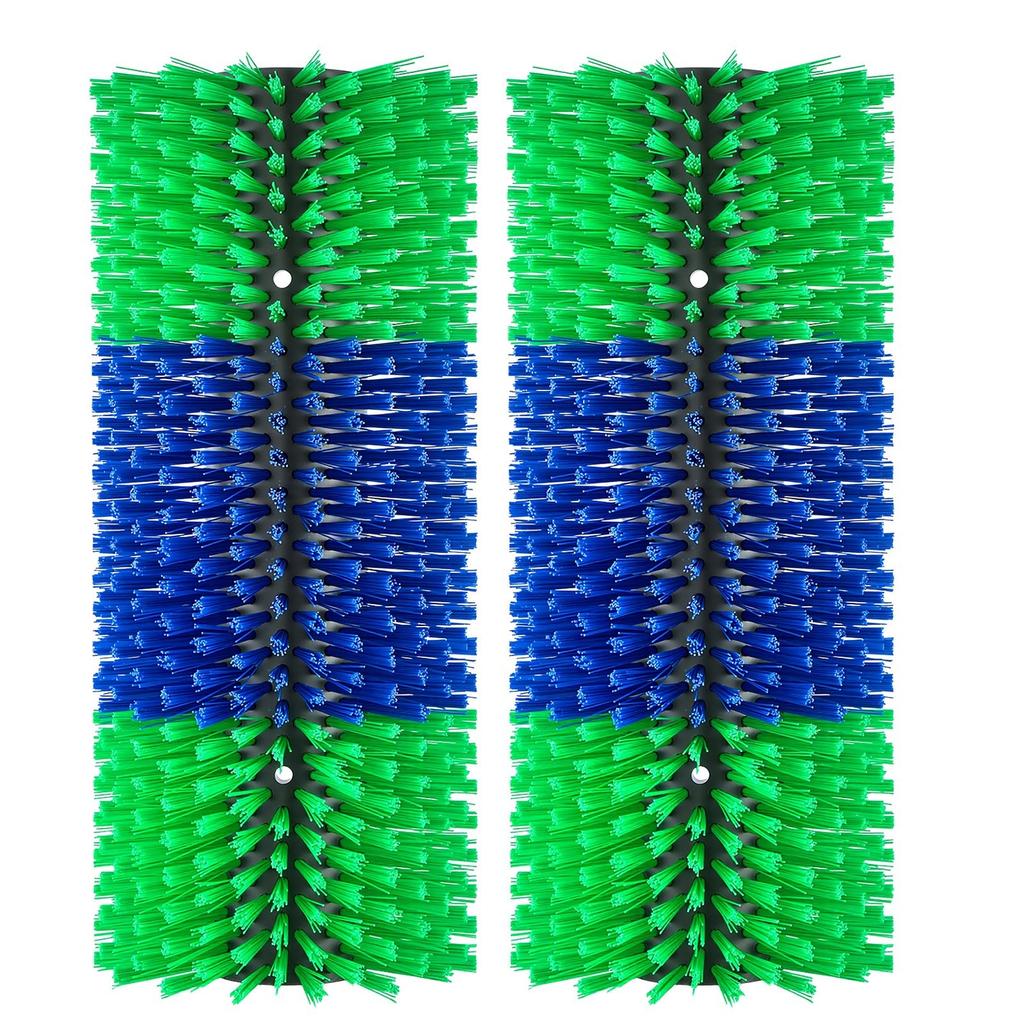 Livestock Scratching Brush, 2PCS Goat Scratcher Brush Post with 8 Screws, 430 x 190 mm Cow Scratcher for Back Itch Relief, Massage Grooming Scratch