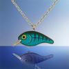 Fish Shape Pendant 2D Flat Acrylic Christmas Necklace