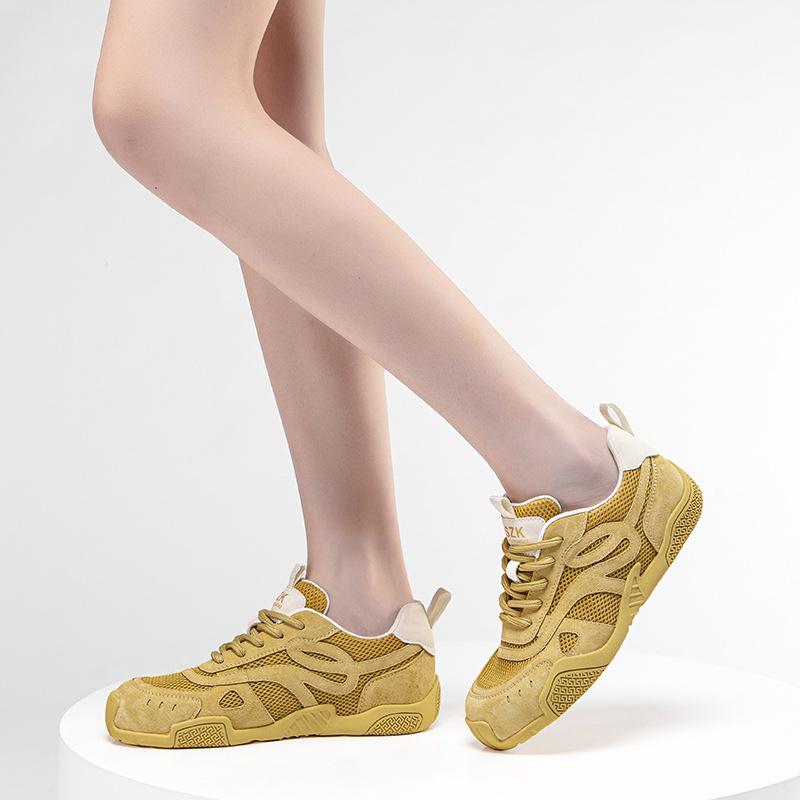 Strictly selected sports shoes women's 2025 casual board shoes women's mesh new shoes women's shoes versatile German training shoes