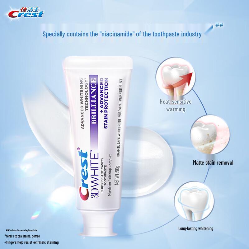 Crest 3D Brilliance Deep Clean Whitening Toothpaste