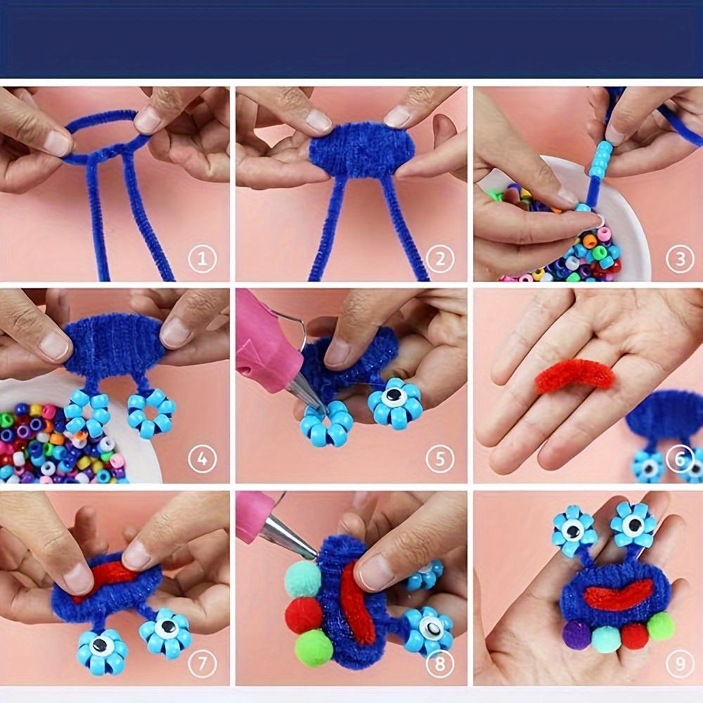 20/100pcs Classic Color Dreamy Macaron Sweet Delicate Hairy Iron Wire Handmade Hairy Root Twister DIY Material Hairy Strips