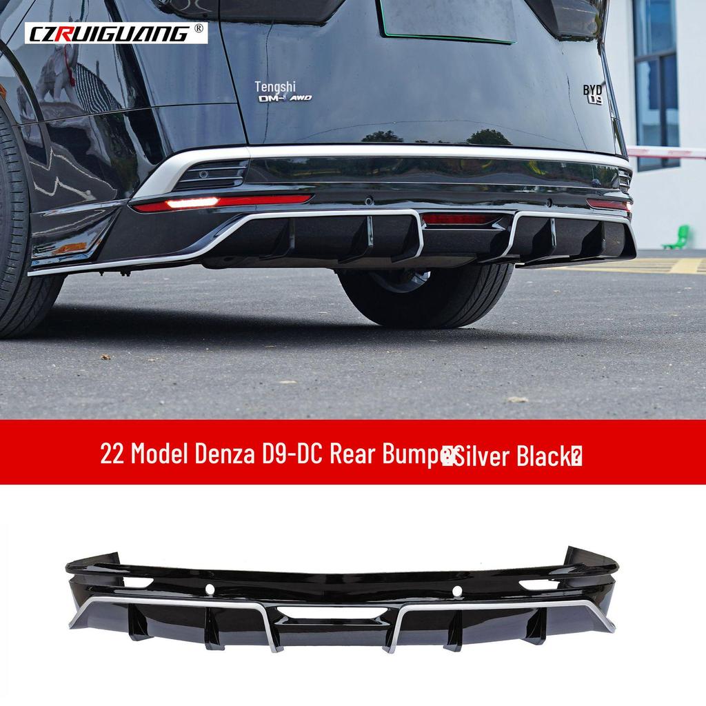 2022 BYD Denza D9 DC Body Kit: Front Splitter, Lip, Rear Spoiler, Side Skirts, Roof Spoiler, Roof Rack.