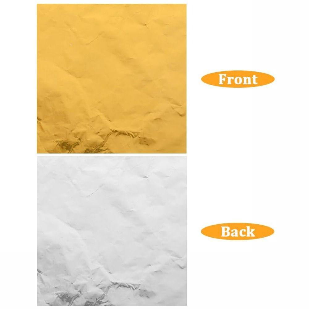 Quadratisches Aluminiumfolienpapier Gold Schokoladenverpackungen Neues Süßigkeiten-Verpackungspapier DIY-Dekorationen