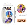 500Pcs/Roll Popular Anime  K-Pop Stickers Tiger Theme Diy Waterproof Decals For Scrapbook Phone Luggage Skateboard Laptop Decor