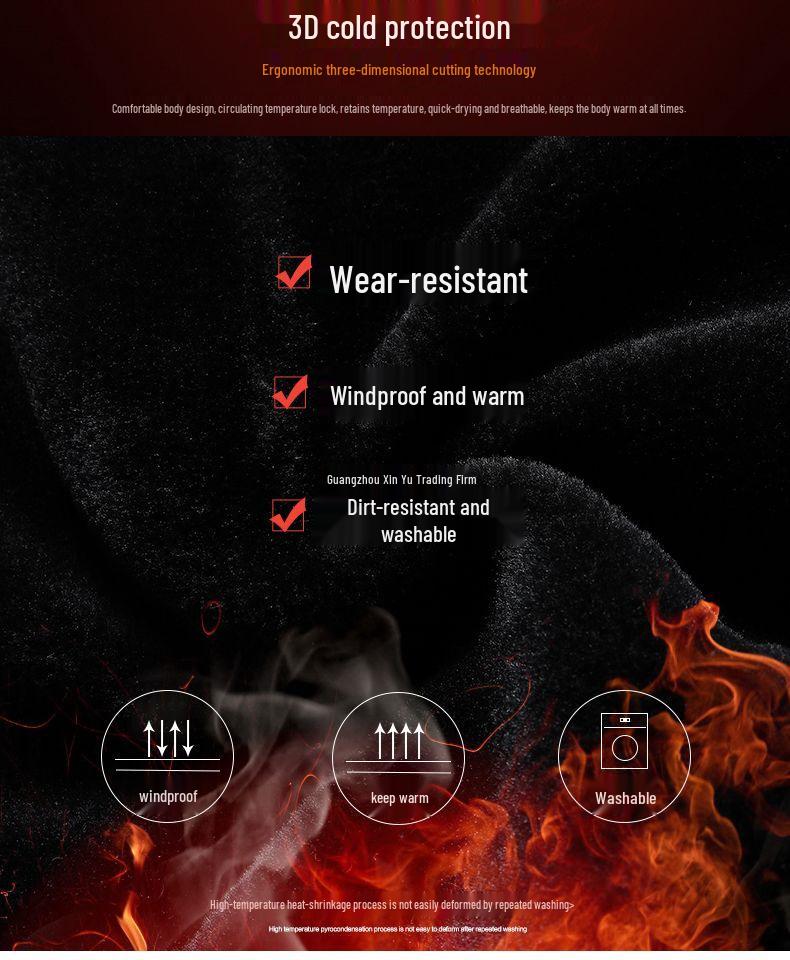 Dad's Winter Outfit: Velvet Thickened Cotton Jacket for Middle-Aged Men, Warm Mid-Length Padded Jacket for 50+