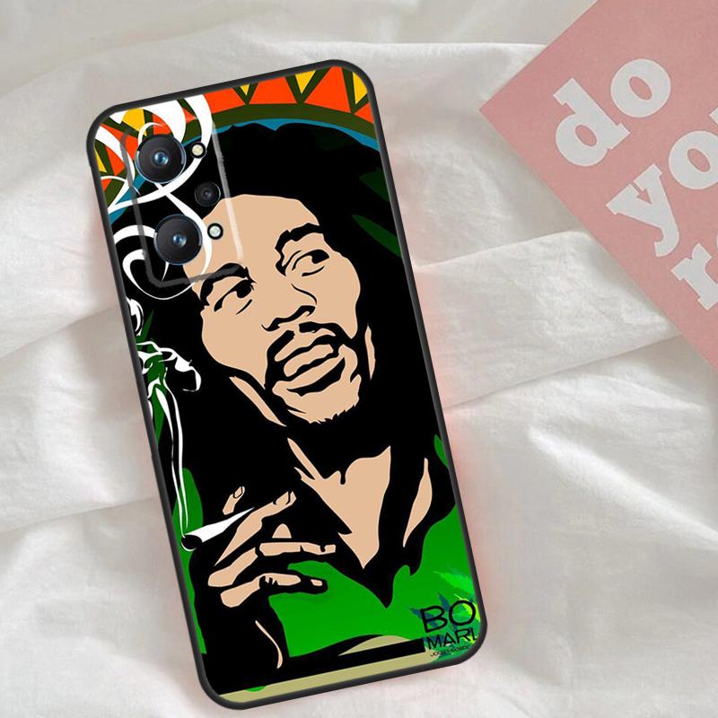 Reggae Bob Marley For Realme C30 C31 C33 C35 C55 C21Y GT Neo 5 3T 2T OnePlus 11 10 9 Pro Nord CE 3 2 Lite Case
