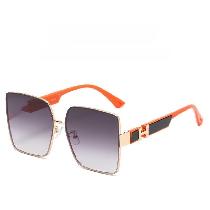 Summer Uv400 Female Square Sunglasses With Blue Pc Lenses For Fashion And Travel