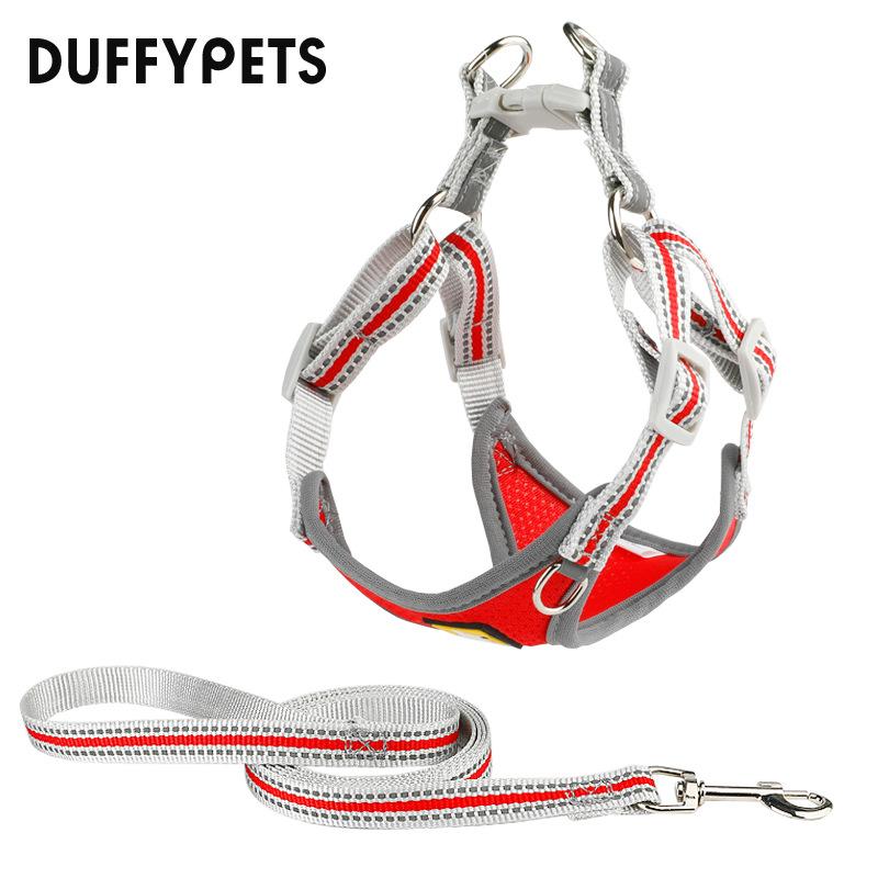 Pet Chest and Shoulder Straps, Reflective and Breathable Cat Shoulder Straps, Vest Style Dog Leashes, Anti-escape, Breathable and Reflective
