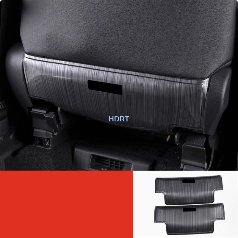 Car Styling Front Seat Rear Anti Plate Kick Pad Guard Cover Protector Decoration Accessories For Toyota Sienna/Granvia  + Sienna