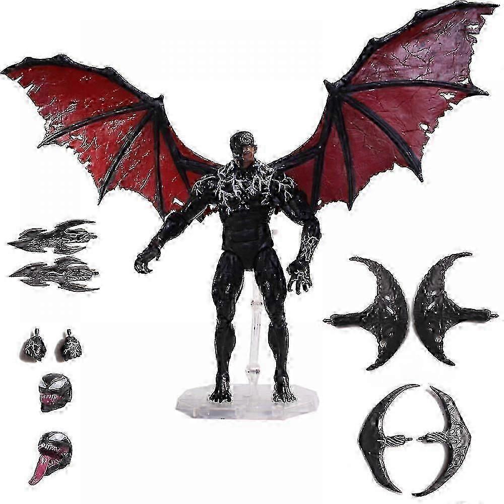 Figurine d'action Venom 8 pouces - Jouet de collection Anime pour les fans de Marvel