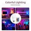 Adjustable Brightness Dimmable Light Bulb Multicolor Lighting Tools RGB Color Changing Light Bulb