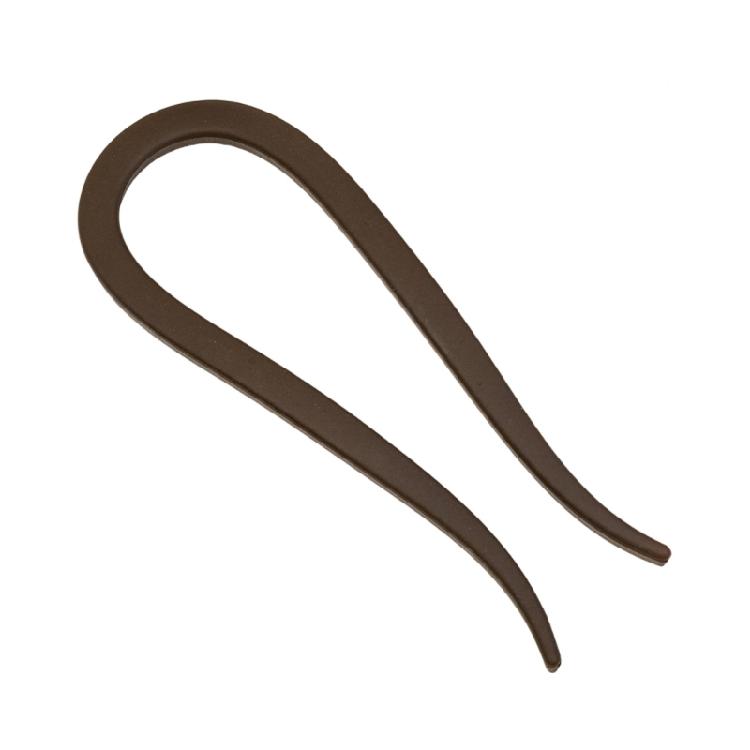 Goat Horn U Shape Hair Comb For Buns Twists Braids Resin Hairpin Updos Hair Holder Hairpin for Women Everyday Wear