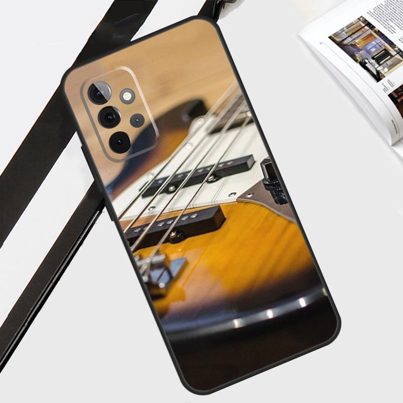 Guitar Instrument Music Case For Samsung Galaxy A56 A36 A26 A16 A06 A54 A34 A14 A12 A22 A32 A52 A13 A53 A15 A35 A55