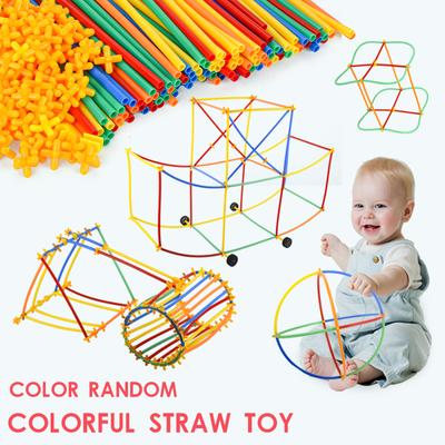 Soft Straw Magic Smart Stick Building Block Construction Puzzle Diy Home School Children'S Toy Construction Puzzle